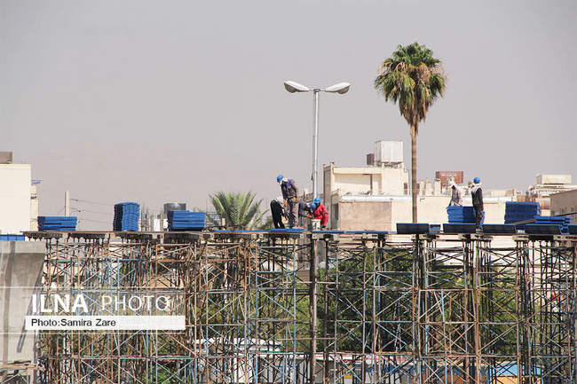 بازدید از پروژه تقاطع غیرهمسطح مدافعان سلامت