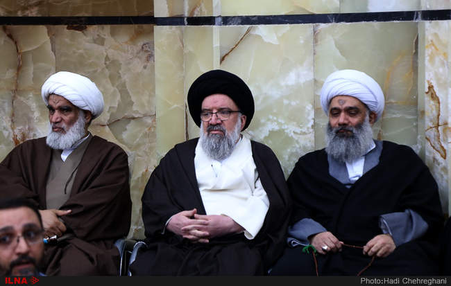 مراسم ختم آیت الله مومن در قم 