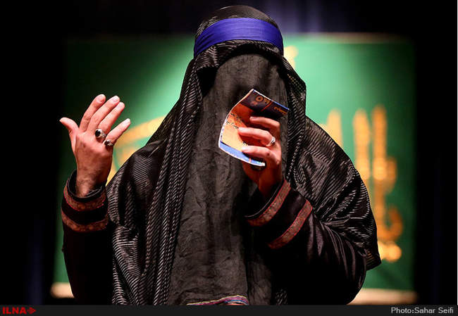 مراسم تعزیه‌خوانی شب هفتم محرم در فرهنگسرای نیاوران