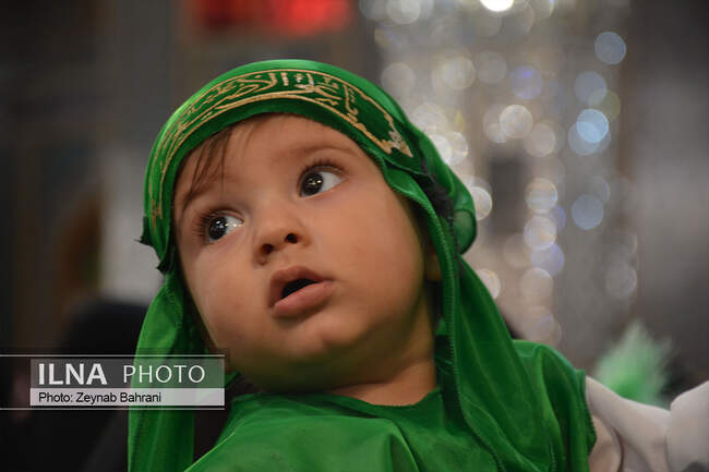 مراسم شیرخوارگان حسینی در حرم امام رضا (ع)