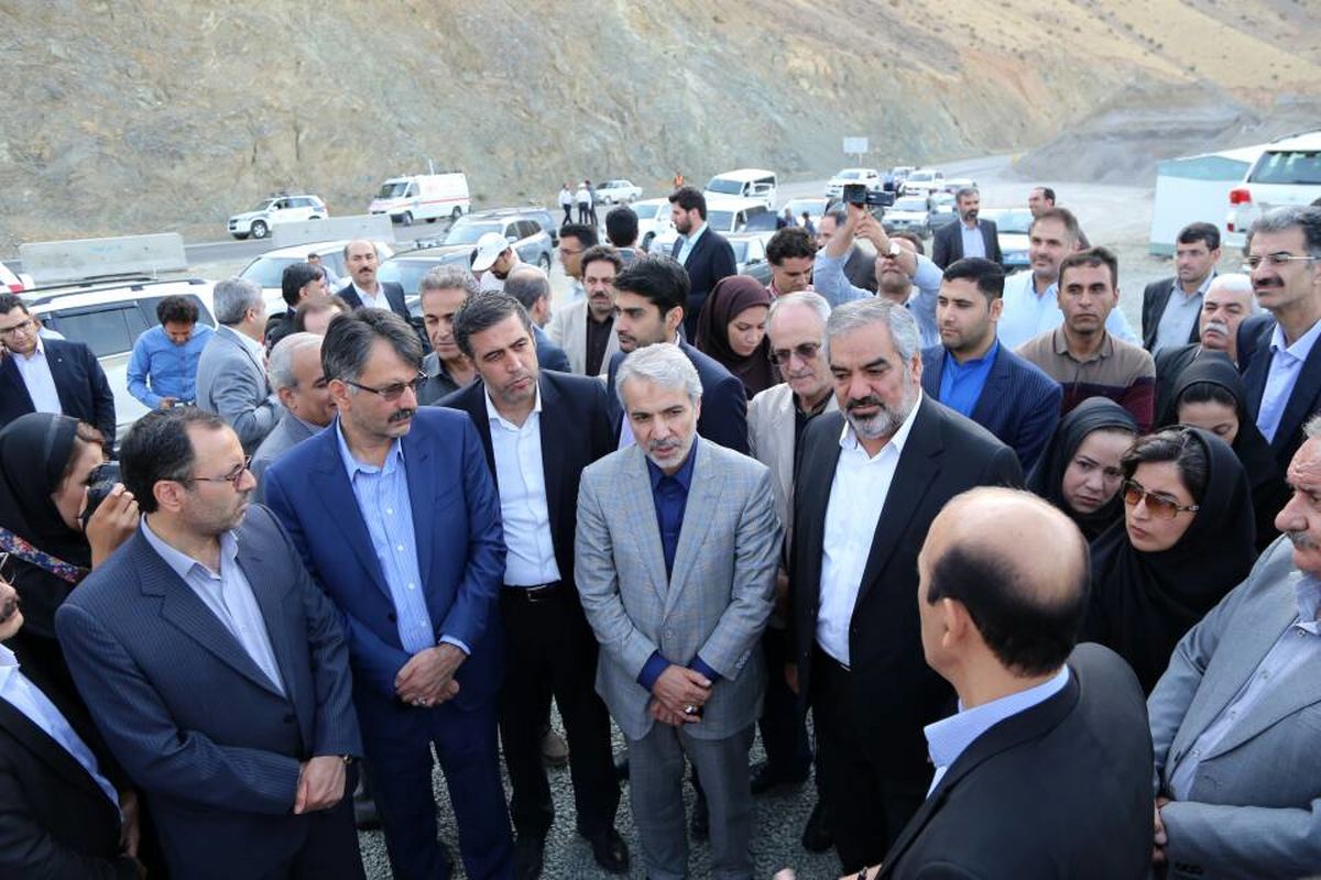 بازدید نوبخت از پروژه چهار خطه کردن محور سنندج - همدان 