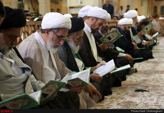 مجلس یادبود جانباختگان حادثه منا درحرم حضرت معصومه(س)