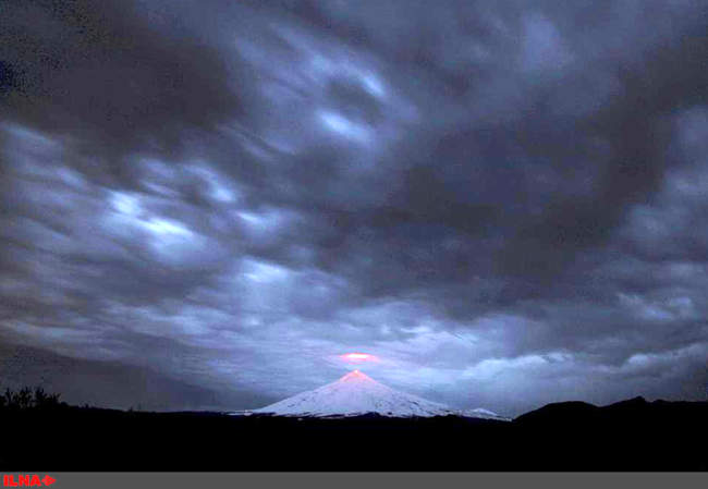 فعال شدن آتشفشان ویلاریکا در شیلی 