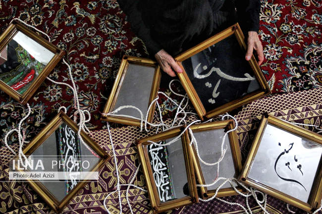آیین سنتی نخلبندان در تکیه طرخوران تفرش
