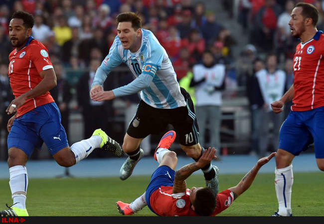 قهرمانی تیم ملی فوتبال شیلی در کوپا آمریکا 2015