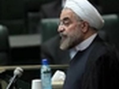 چه کسانی رئیس جمهور را در مجلس همراهی کردند