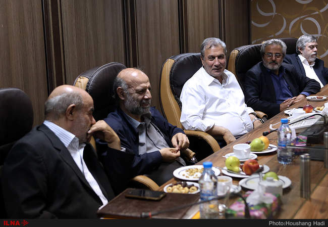 دیدار علیرضا محجوب دبیرکل خانه کارگر با وزرای دولت دوازدهم