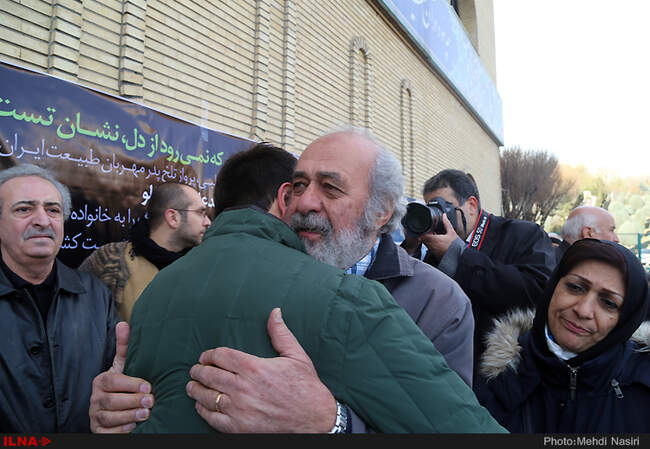 مراسم تشییع پیکر محمد علی اینانلو