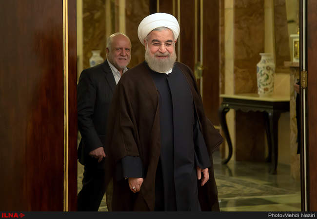 دیدار دبیر کل اوپک با حسن روحانی رئیس جمهور کشورمان