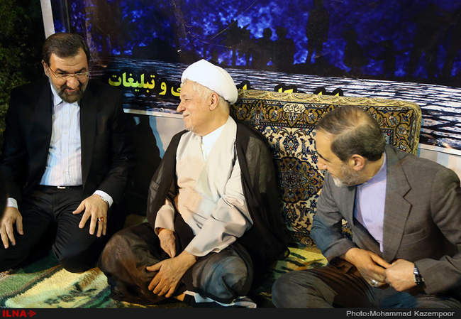 مراسم افطاری دوازدهمین روز ماه مبارک رمضان با حضور آیت الله هاشمی رف