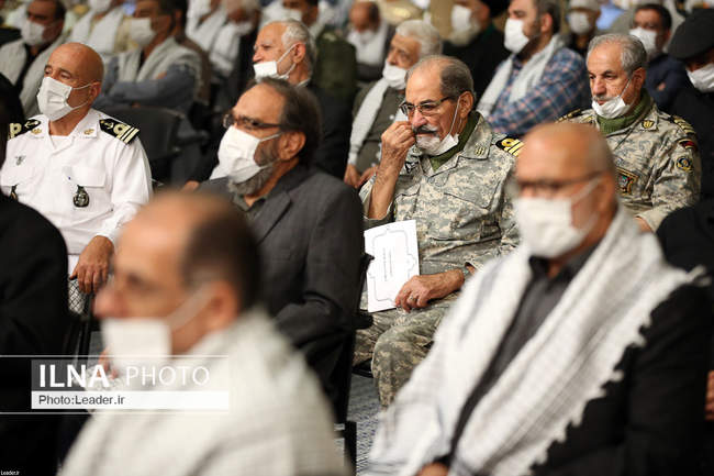 دیدار پیشکسوتان دفاع مقدس با رهبر انقلاب اسلامی  