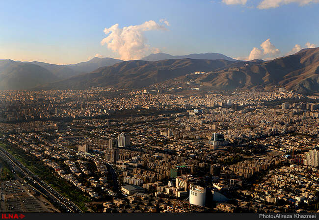 تهران پس از باران
