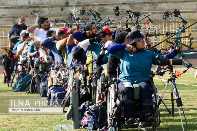 مسابقات قهرمانی کشور تیروکمان جانبازان و توان یابان
