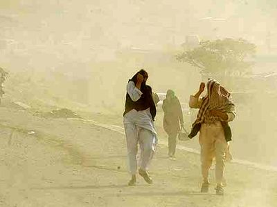 هشدار هواشناسی برای بادهای ۱۲۰ روزه در شمال سیستان و بلوچستان