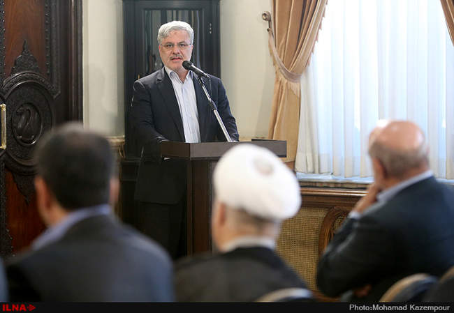 دیدار رئیس، معاونین و جمعی از مدیران سازمان تأمین اجتماعی با آیت الل