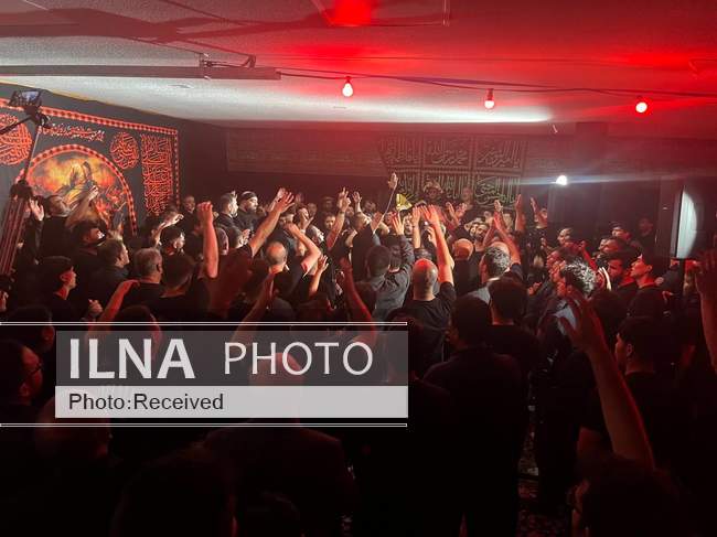 مراسم شب عاشورای حسینی در شهر لاهه هلند