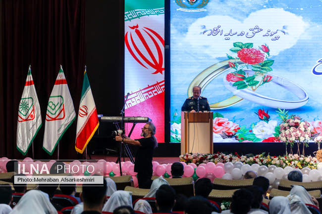 مراسم ازدواج ۹۰۰ زوج از فرزندان بازنشستگان نیروهای مسلح