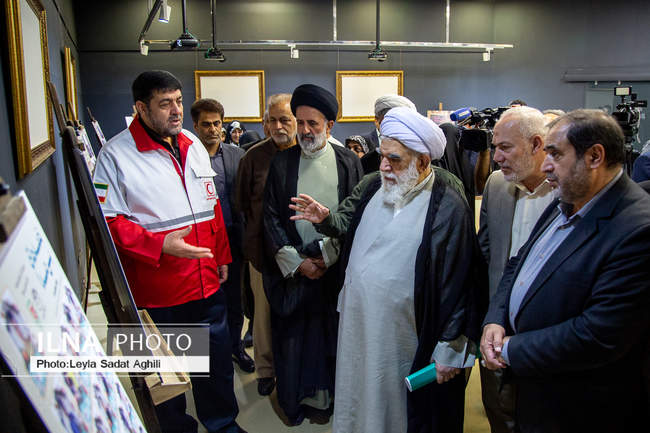 مراسم افتتاحیه نمایشگاه هنری نغمه‌های بی صدا