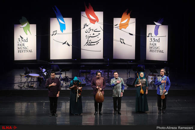 عکس‌های هشتمین شب از سی‌وسومین جشنواره موسیقی فجر 