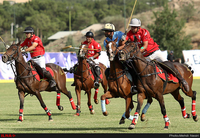 مسابقه چوگان تیم های  ایران و هند