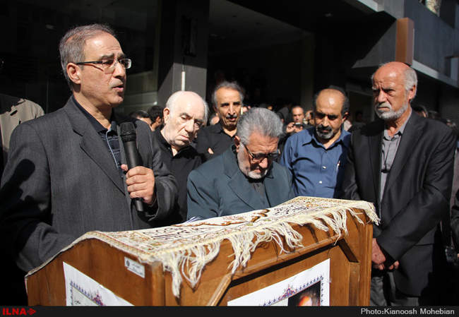 مراسم تشییع پیکر عبدالرحیم جعفری بنیانگذار انتشارات امیرکبیر