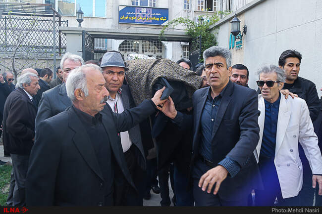 مراسم تشییع پیکر همایون شهنواز کارگردان سینما و تلویزیون