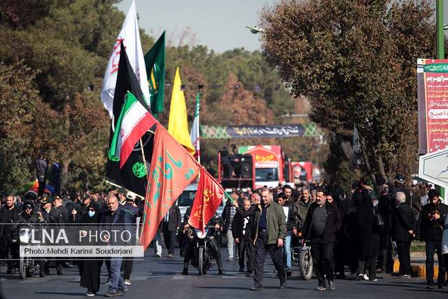 تشییع شهدای گمنام در اصفهان