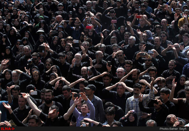 مراسم عاشورای حسینی در میدان امام حسین(ع)