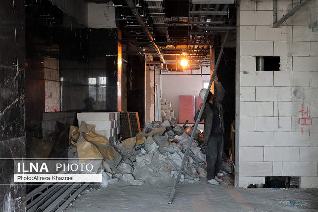 بازدید رئیس بنیاد مستضعفان از روند ساخت پلاسکو