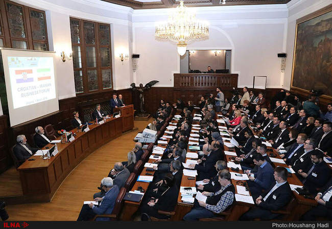 ادامه برنامه ها و دیدارهای محمدجواد ظریف در کرواسی