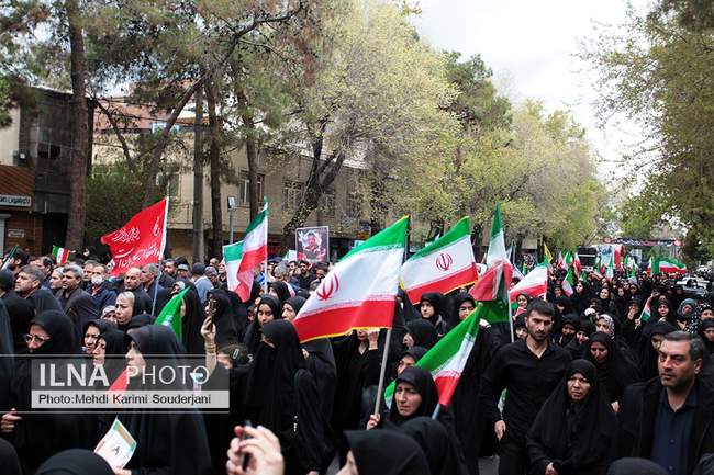 هفتمین تشییع شهدای چنایت آمریکایی_صهیونی در اصفهان