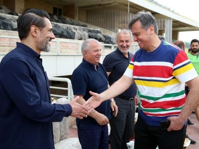 مالدینی در تمرین پرسپولیس پیش از دربی (عکس)