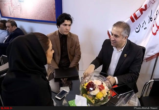 ششمین روز نمایشگاه مطبوعات و خبرگزاری‌ها - غرفه ایلنا /3