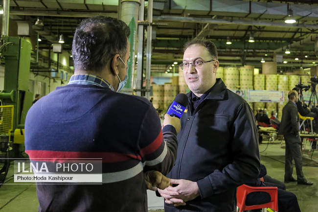 آئین رسمی راه‌اندازی مجدد خط  PM1 برای تولید کاغذ چاپ و تحریر مازندران