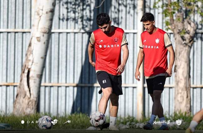 گزارش تصویری اولین تمرین پرسپولیس پس از آتش‌بس