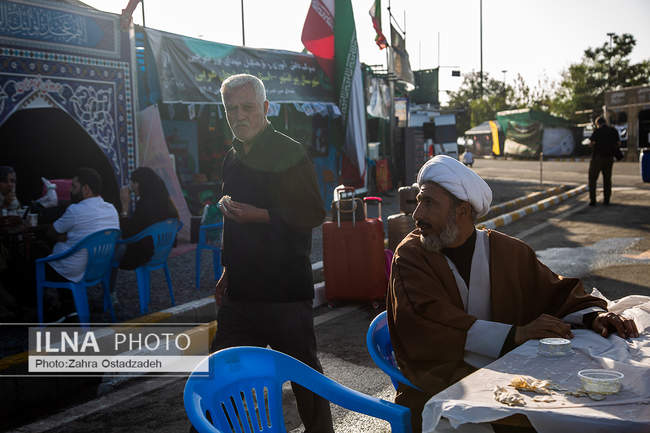 عبور زائران اربعین حسینی از مرز تمرچین