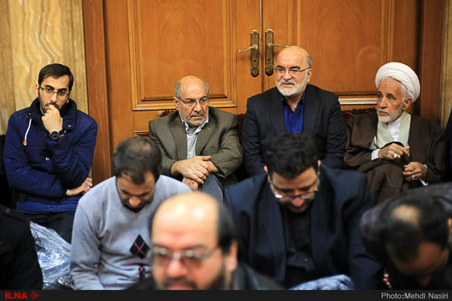 مراسم ختم فرزند احمد توکلی