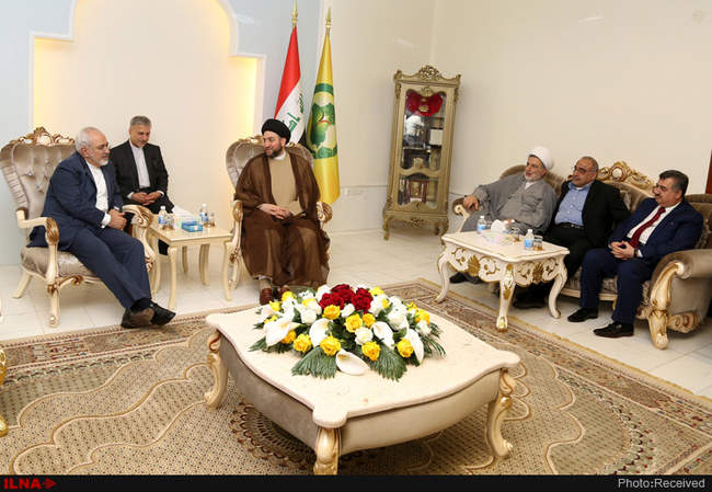  دیدار های محمدجواد ظریف وزیر امور خارجه کشورمان در بغداد