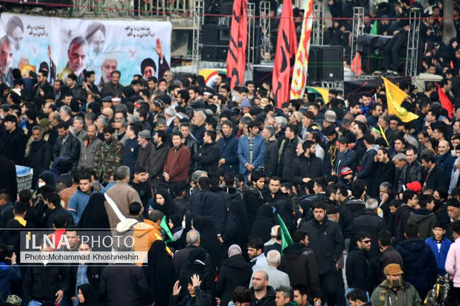 تشییع پیکر سردار شهید قاسم سلیمانی در مشهد