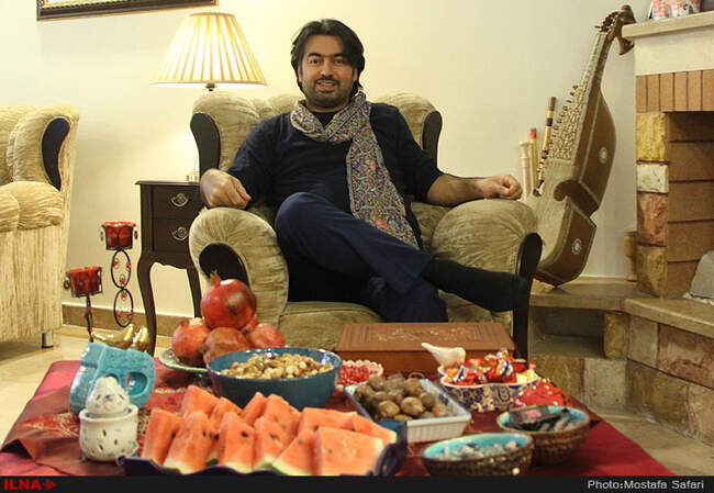 گزارش تصویری از دورهمی شب یلدا در منزل پرواز همای