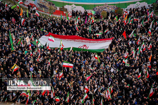 راهپیمایی محکومیت اقدامات تروریستی آمریکا و رژیم صهیونیستی علیه ملت