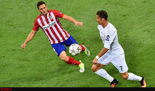 برتری رئال مادرید مقابل اتلتیکو و جشن قهرمانی رئال مادرید در فینال ل