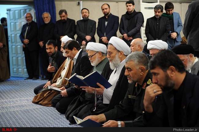 مراسم ترحیم و بزرگداشت آیت الله شاهرودی در حسینیه امام خمینی (ره)