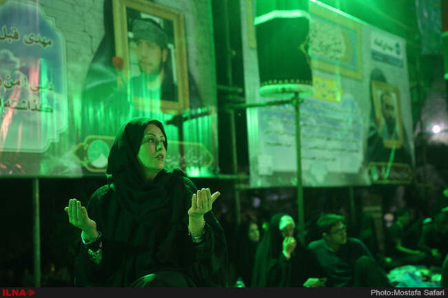 مراسم احیای شب بیست و سوم ماه مبارک رمضان در بهشت زهرا‎