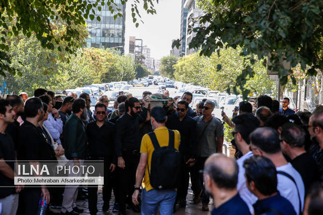 تشییع پیکر مرحوم بهمن رجبی 