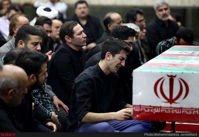 مراسم تشییع خبرنگار شبکه خبر