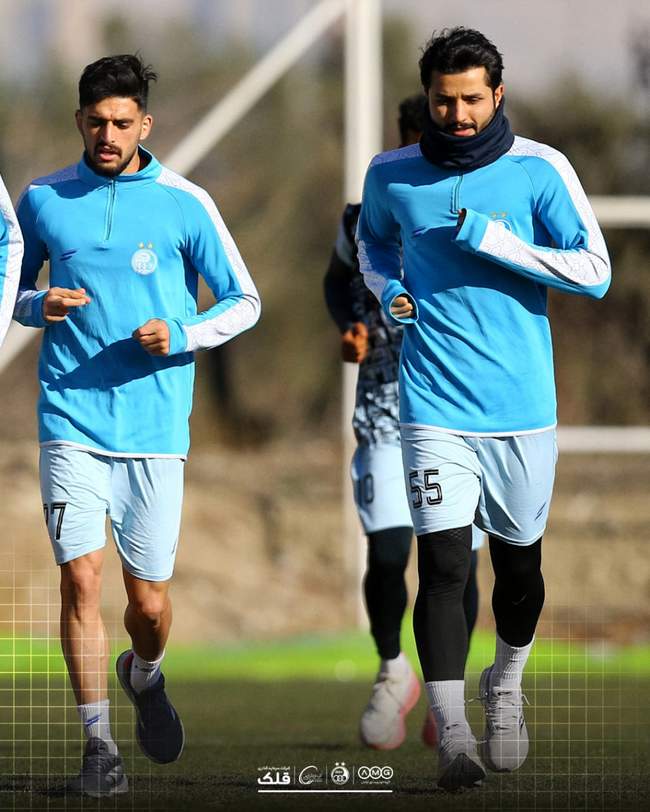 گزارش تصویری تمرین استقلال با حضور رضاییان