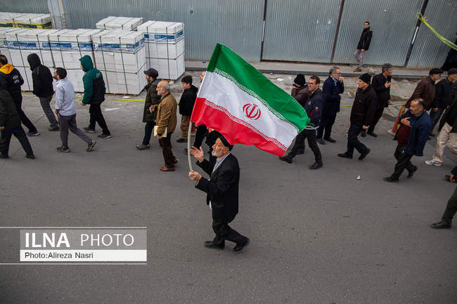 تشییع شهدای مدافع امنیت در قزوین به روایت تصویر