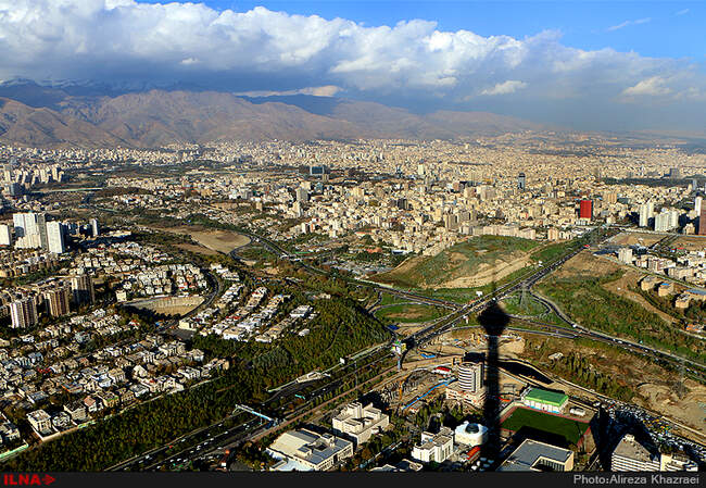 تهران پس از باران