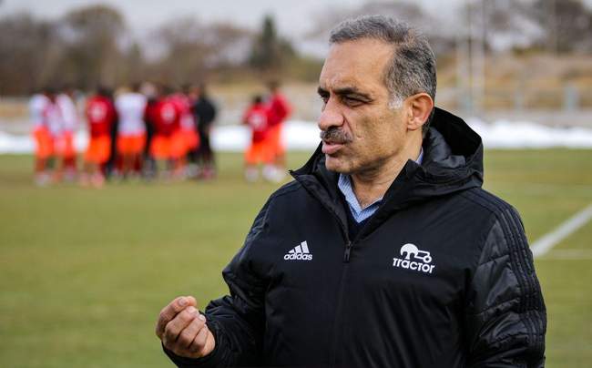 تمرین تراکتور در حضور صادقیان (عکس)